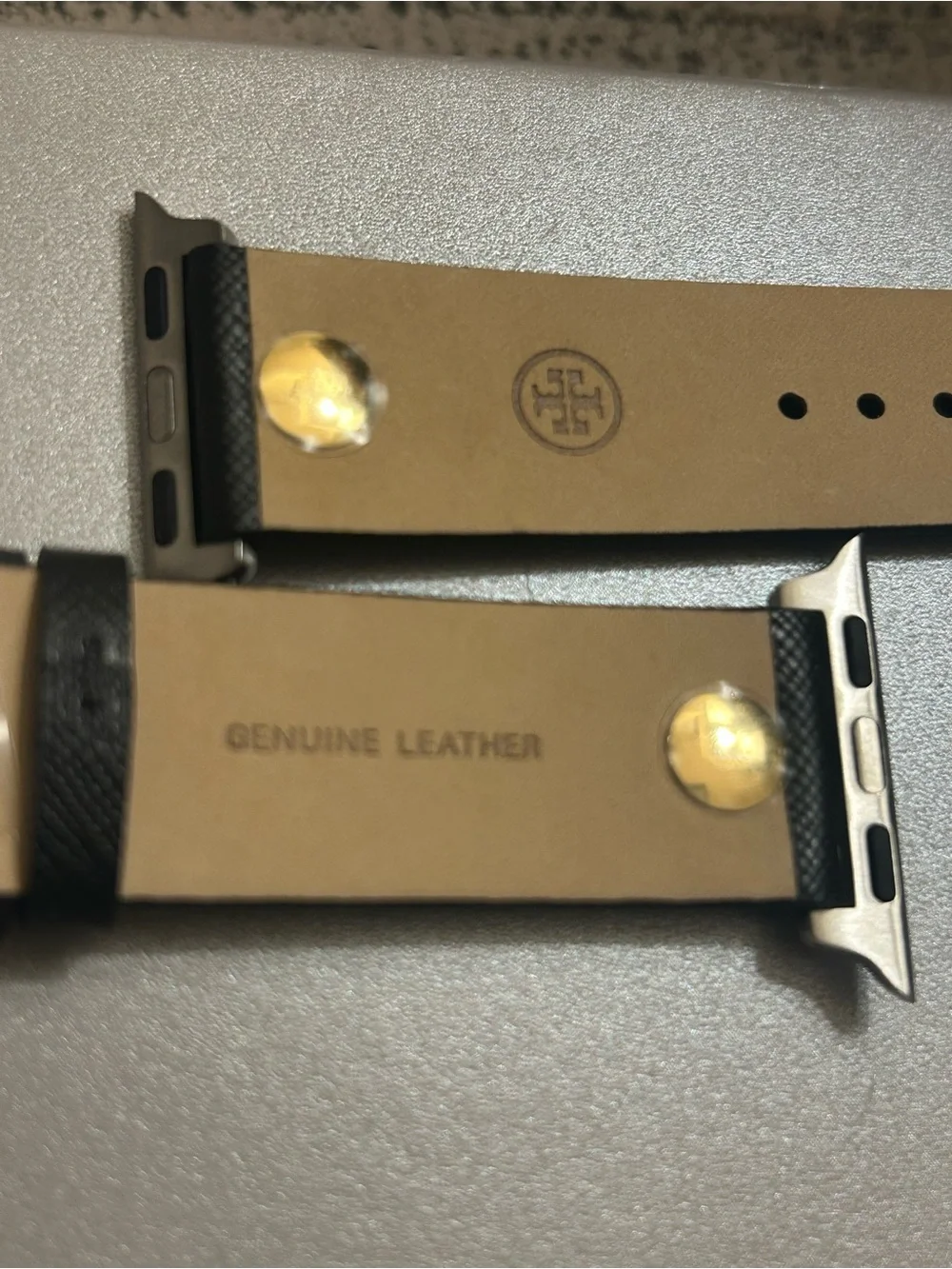 Tory Burch Black Saffiano Leather Apple Watch ⌚️ Band 38-40mm NWOT